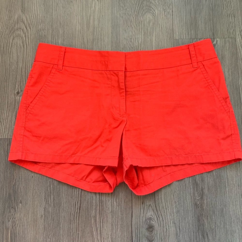 J.Crew Red Chino Shorts